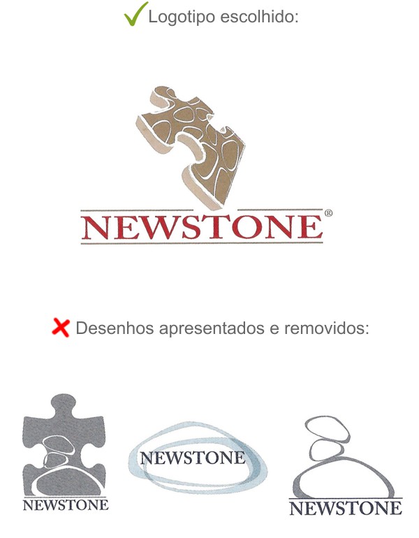 logomarca escolhida newstone